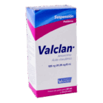AMOXICILINA, ACIDO CLAVULANICO 125mg/31.25mg/5ml SUSP. PEDIATRICO