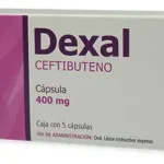 CEFTIBUTENO 400MG 5 CAPSULAS