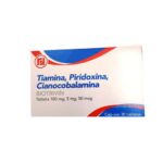 TIAMINA/ PIRIDOXINA/ CIANOCOBALAMINA / COMPLEJO B CAPSULAS