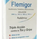 FLEMIGOR  GUAIFENESINA/ FENILEFRINA/ DEXTROMETORFANO SOLUCION PEDIATRICA