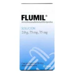 FLUMIL AMINOFENAZONA/ BUFENINA/ DIFENILPIRALINA SOLUCION 2.0G/75MG/75MG   50ML