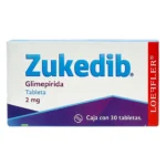 GLIMEPIRIDA 2MG 30 TABLETAS