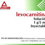 LEVOCARNITINA 1G/5ML INYECTABLE 5 AMPOLLETAS