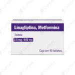 LINAGLIPTINA/ METFORMINA 2.5/850MG 60 TABLETAS