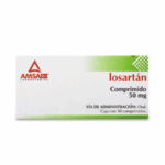 LOSARTAN 50MG 30 TABLETAS
