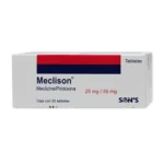MECLIZINA, PIRIDOXINA 25MG/50MG 12TAB