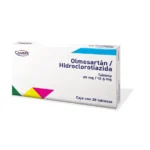 OLMESARTAN, HIDROCLOROTIAZIDA 20mg/12.5mg 28 TABLETAS