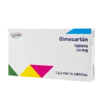 OLMESARTAN 20MG 14 TABLETAS