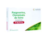 PARGEVERINA/ CLOXINATO DE LISINA 10MG/125MG 20 TAB