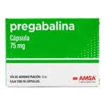 PREGABALINA 75MG 28 CAPSULAS