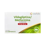 VILDAGLIPTINA /METFORMINA 50MG/500MG 30 COMPRIMIDOS