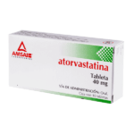 ATORVASTATINA 40MG 10 TABLETAS