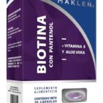 BIOTINA CON PANTENOL 700MG 30 CAPSULAS