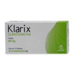 CLARITROMICINA 500MG 10 TABLETAS