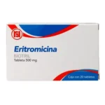 ERITROMICINA 500MG 20 TABLETAS