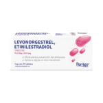 LEVONORGESTREL ETINILESTRADIOL 21 TABLETAS