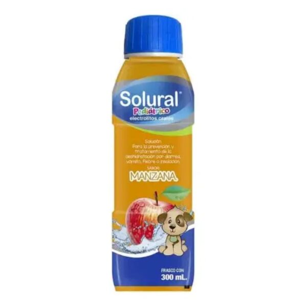 SOLURAL PEDIATRICO ELECTROLITOS ORALES SABOR UVA 300ML - Farmacia Santa ...