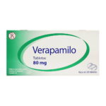 VERAPAMILO 80MG 20 TAB