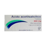 ACIDO ACETILSALICILICO EFERVESCENTES (PSICOFARMA) 300MG 20TAB