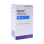 BUDESONIDA/FORMOTEROL (VANNAIR) 80UG/4.5UG 120DOSIS