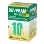 COVERSAM 10MG/5MG PERINDOPRILARGININA/AMLODIPINO 30 COMPRIMIDOS