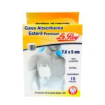 GASA ESTERIL 7.5X5CM 10 PIEZAS