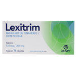 BROMURO DE PINAVERIO/DIMETICONA (LEXITRIM) 100MG/300MG 16 CAP