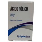 ACIDO FOLICO (SYDENHAM) 5MG 50 TAB
