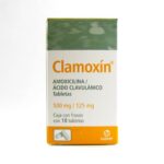 CLAMOXIN 500MG TAB (AMOXICILINA, ÁCIDO CLAVULÁNICO)