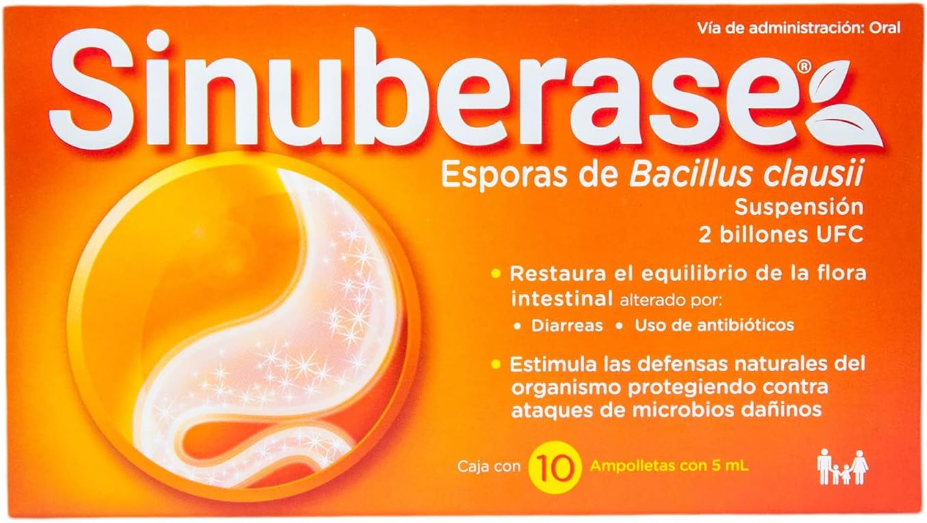 71CqN4HJIrL._AC_SL1500_.jpg SINUBERASE ESPORAS DE BACILLUS CLAUSII 10 AMPOLLETAS