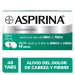 ASPIRINA EFERVECENTE CAJA C40 (ÁCIDO ACETILSALICÍLICO)