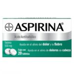 ASPIRINA 20 TAB (ÁCIDO ACETILSALICÍLICO)