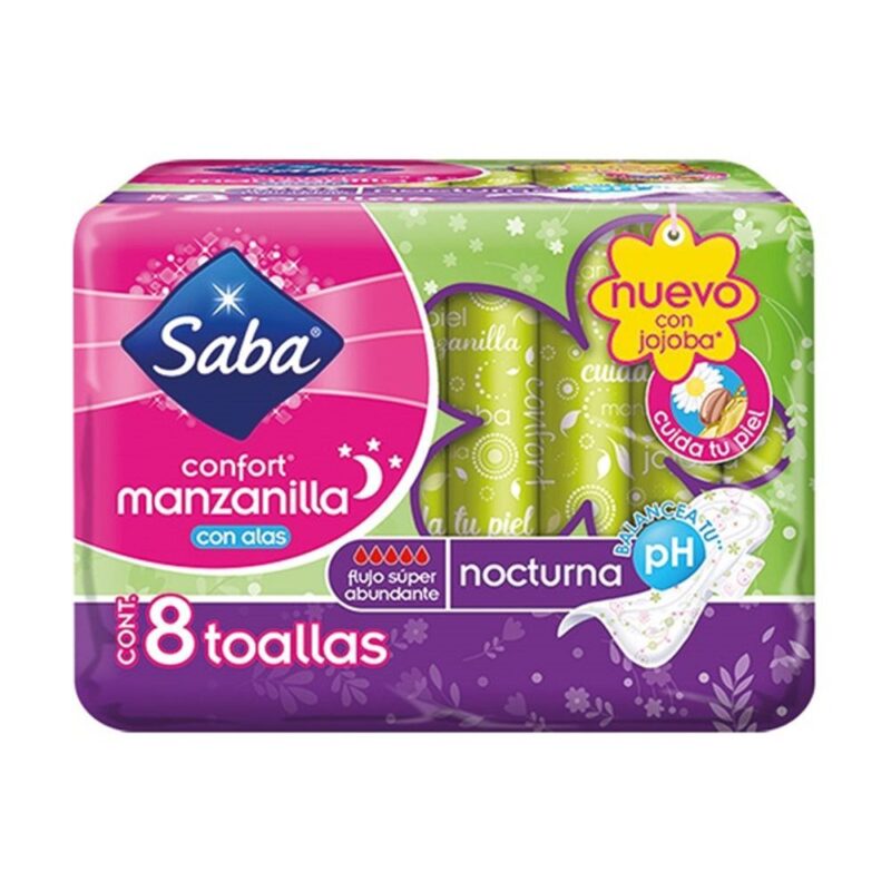 TOALLITA SABA NOCTURNA 8PZ