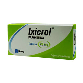 7501075718041.jpg PAROXETINA (IXICROL) 20MG 10 TABLETAS