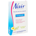 NAIR TIRAS CERA FRIA SENSIBLE 40 PZ
