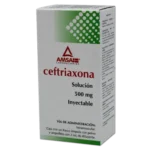 CEFTRIAXONA 500MG AMP..