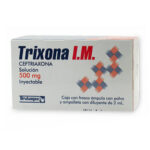CEFTRIAXONA (TRIXONA) 500MG I.M