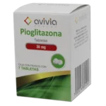 PIOGLITAZONA (AVIVIA) 30MG 7 TAB