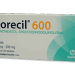 METRONIDAZOL/DIIODOLHIDROXIQUINOLEINA (NORECIL) 400MG/200MG 20TAB