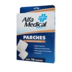 PARCHE ADHESIVO BLANCO 10PZ
