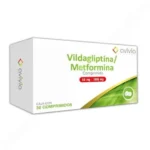VILDAGLIPTINA/METFORMINA 50MG/1000MG 30 COMP