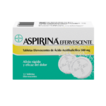 ASPIRINA EFERVESCENTE ÁCIDO ACETILSALICÍLICO (BAYER) 500MG 12 TAB