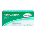 HIDROXIZINA 25MG 25TABS