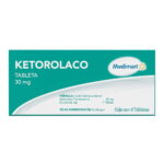 KETOROLACO (MEDIGEN) 30MG 4 TAB