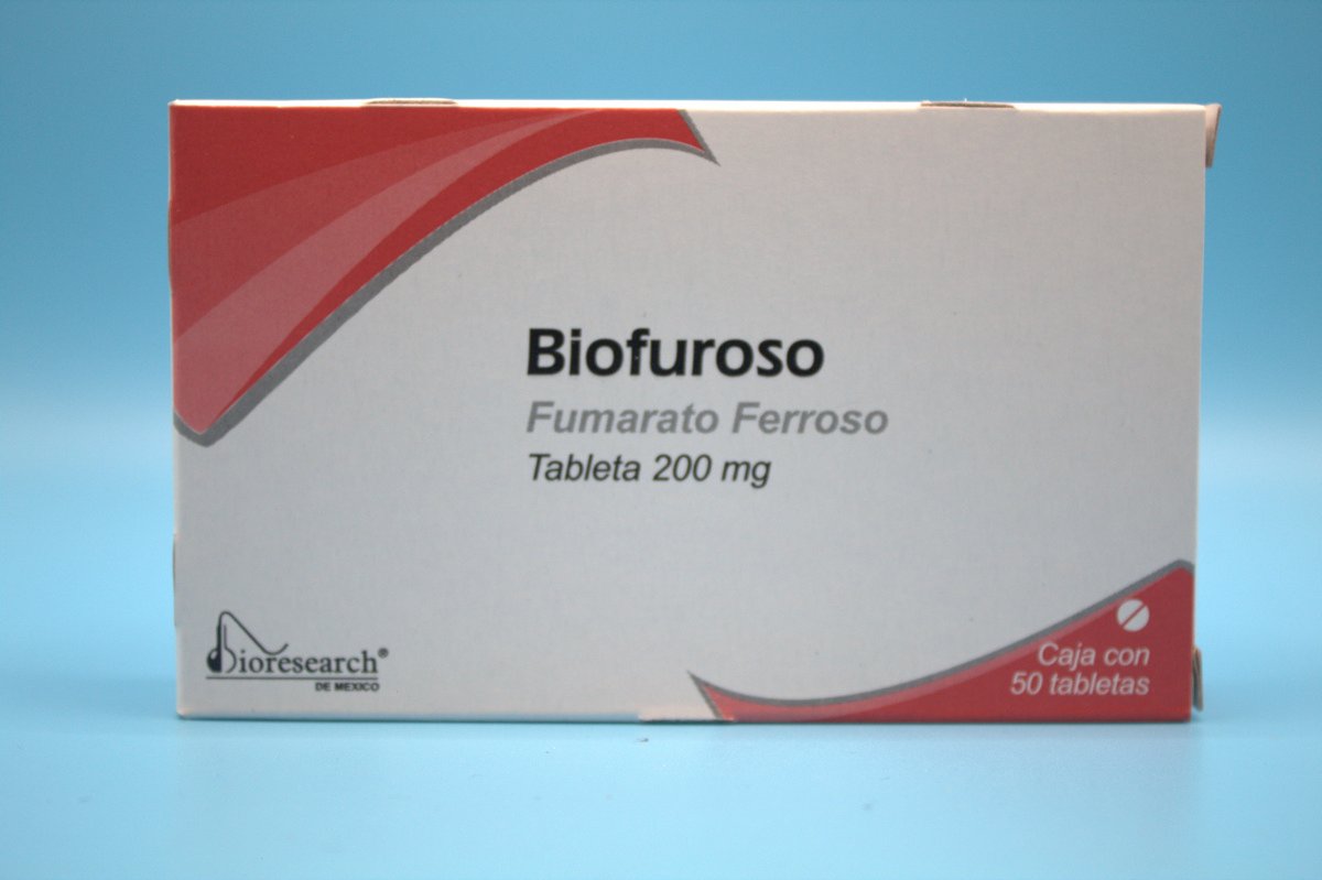 BIOFUROSO-FUMARATO-FERROSO-TABLETAS-1.jpg FUMARATO FERROSO (BIOFUROSO) 200MG 50TAB