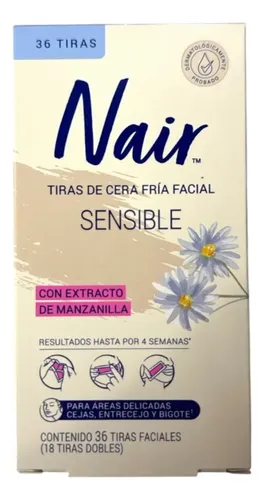 NAIR SENSIBLE TIRAS PARA CERA FRIA 36PZ
