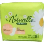 NATURELLA 8 TOALLAS REGULAR SIN ALAS