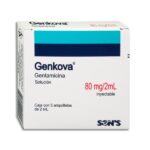 GENTAMICINA 80MG/2ML GENKOVA