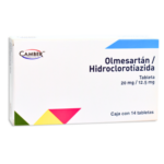 OLEMESARTAN/HIDROCLOROTIAZIDA 20/12.5 14 TAB