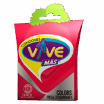 PRESERVATIVOS V COLORS FRESA